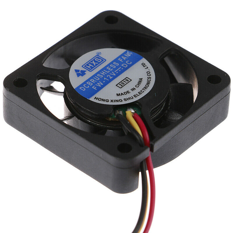 1PC 12V Mini Cooling Computer Fan - Small 40mm x 10mm DC Brushless 3-pin..l8