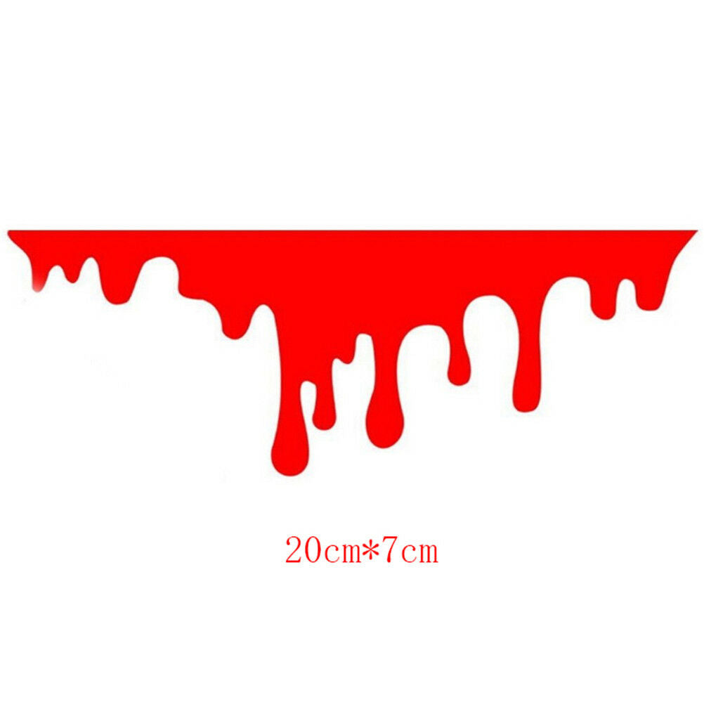 1PC car stickers red blood DIY vehicle body badge car styling stickers dec.l8