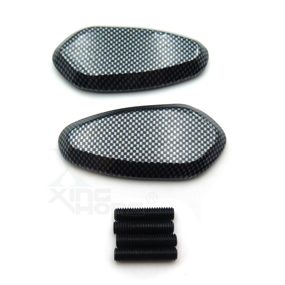 Mirror Block Off Base Plates Black For 2000-2008 01 02 Yamaha R1 Yzf-R1 Yzfr1