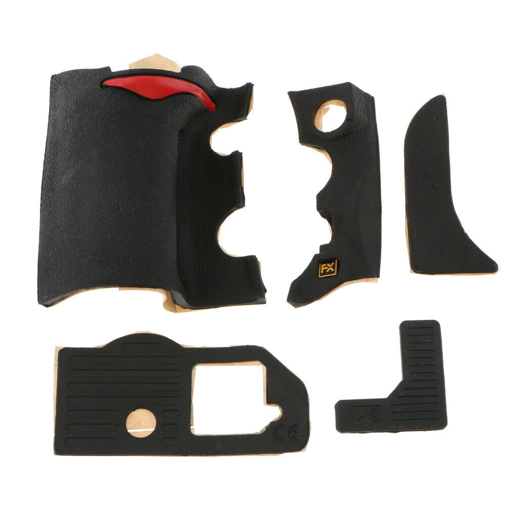 5 Pieces Repair Part for   D700 Front Rear Left Bottom Grip Rubber Unit