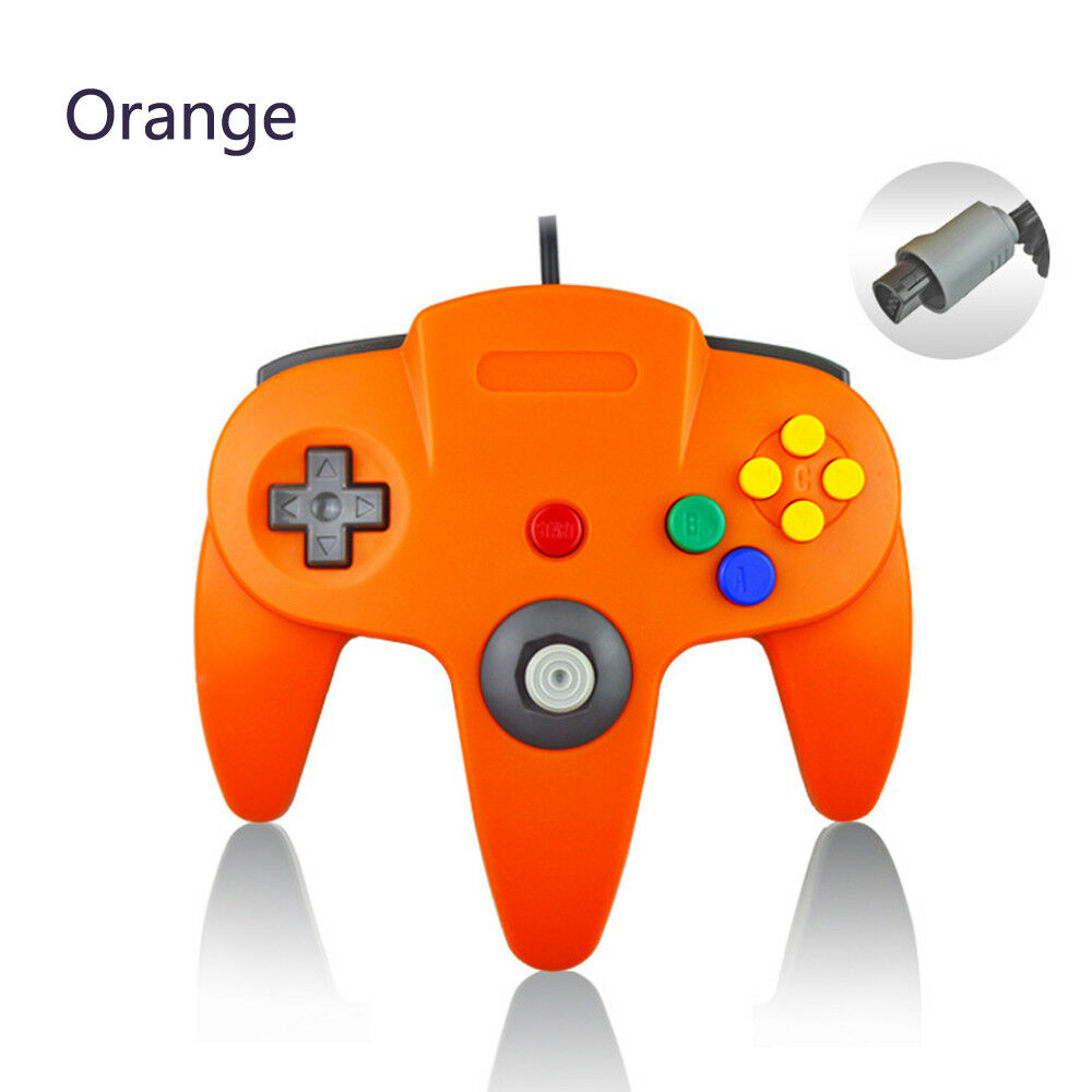 Classic Retro Wired Controller Joystick for 64-Bit N64 Ultra Game Console System