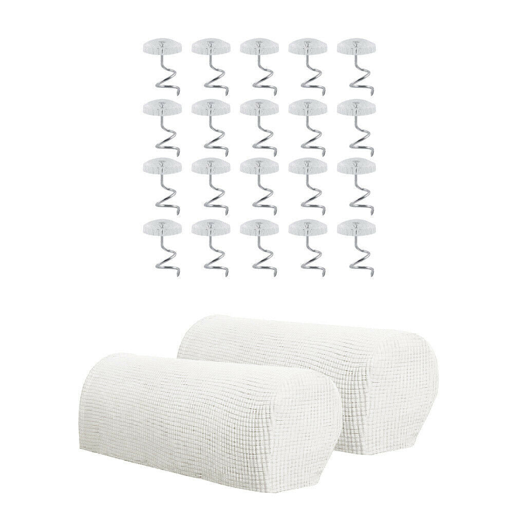 Stretch Armrest Covers Couch Slipcovers, 2 Pieces Comfortable Furniture Cover