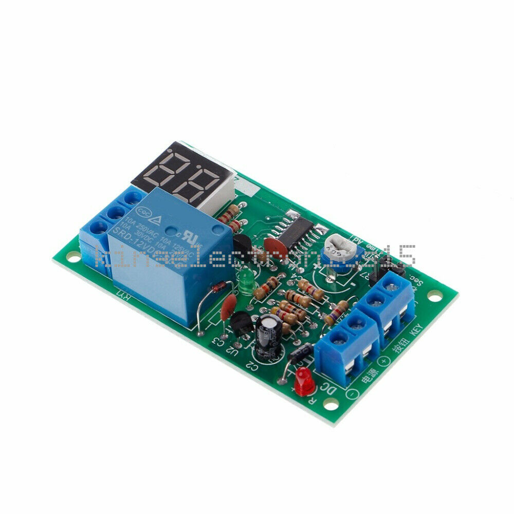 DC 12V LED Display Countdown Timing Timer Delay Turn OFF Relay Switch Module K9