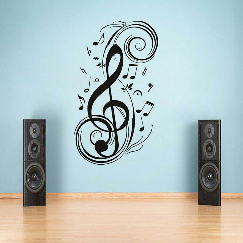 Music Wall Stickers DIY Musical Note Home Decor Wall Decals Kids Room Home  BDA
