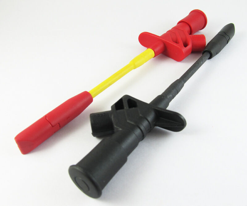 1pair Insulated Piercing Non-destructive Cable Professional Pro Meter 12-0006