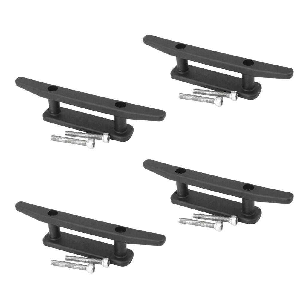 Set Of 4 Cleats | Cleat | Mooring | Boat Cleat Made Of Plastic 163mm