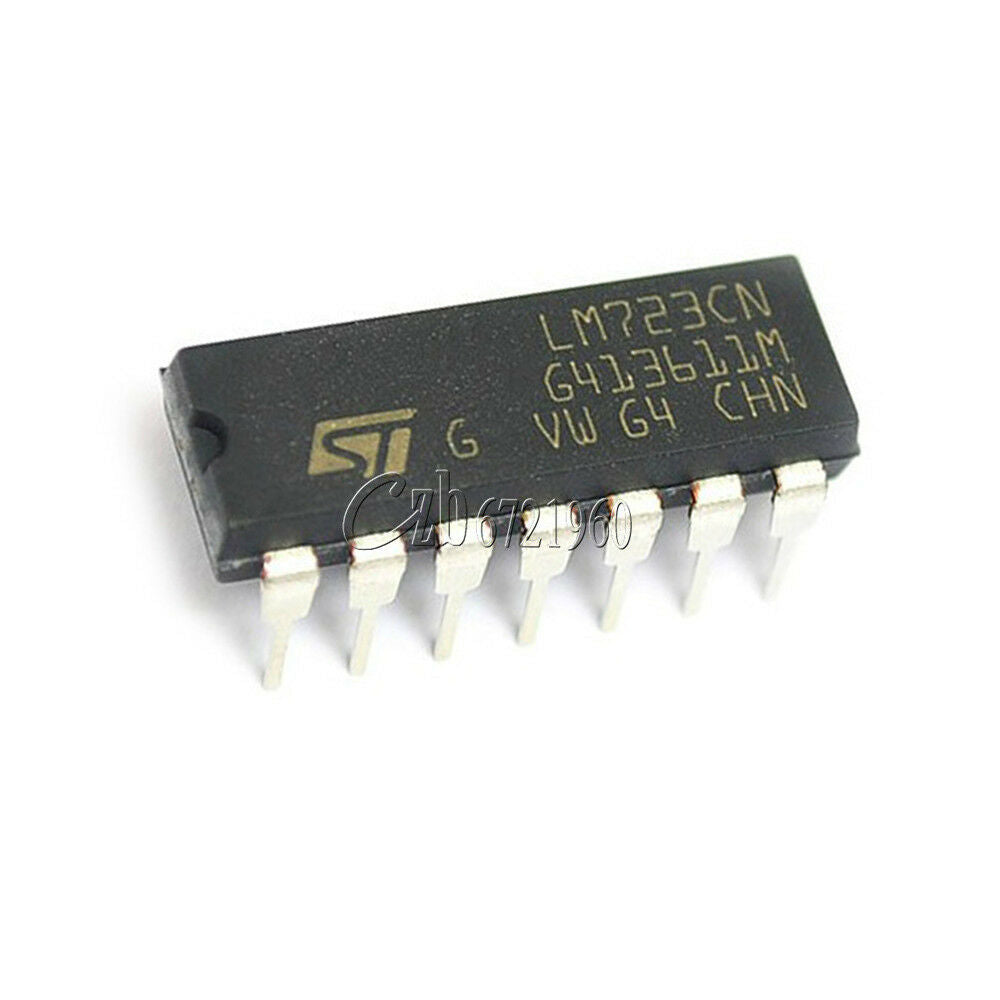 10PCS LM723CN LM723 NSC/ST DIP-14 IC Adj. Voltage Regulator 2-37V