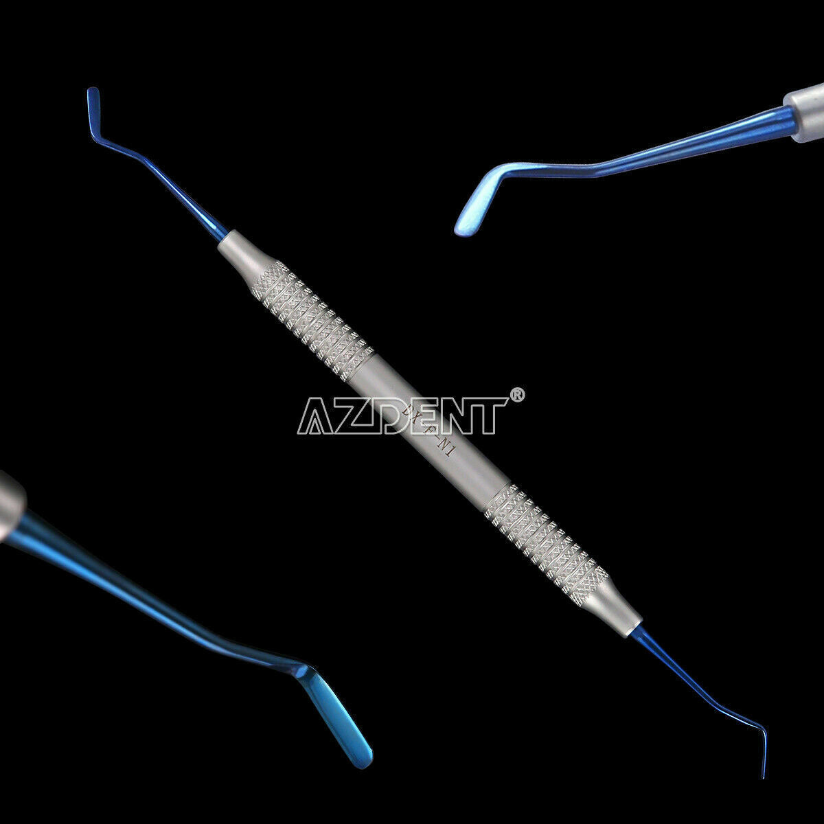 5pcs Dental Composite Filling Instrument Blue Titanium Coated Restorative Kit