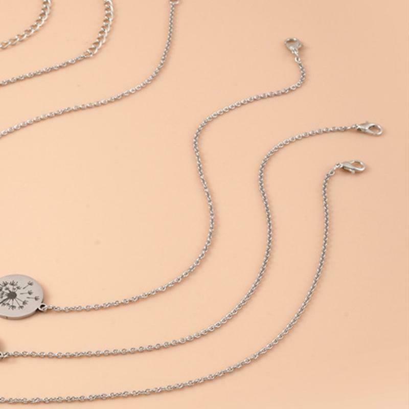 Soul Sister Expandable Dandelion Necklace for Women Friendship Lover Gifts 3x
