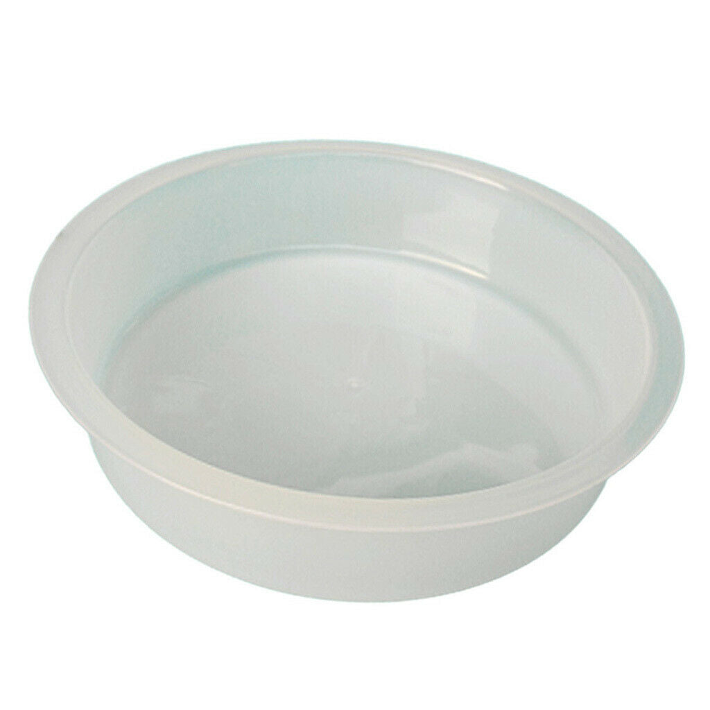 Plastic Round Birds Feeding Tray Dish Feeder for Cockatiel Parakeet Durable