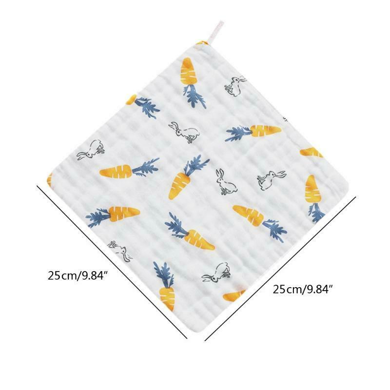 5pcs Muslin 6 layers Soft Cotton Baby Towels Face Towel Handkerchief Washcloth
