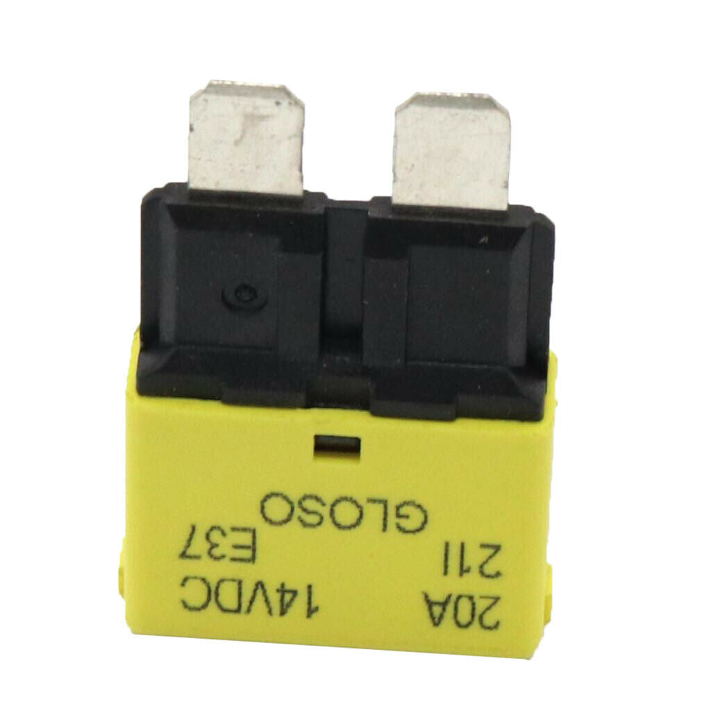 5pcs Car Truck Marine Automatic Resettable Circuit Breaker Blade Fuse 12/24V