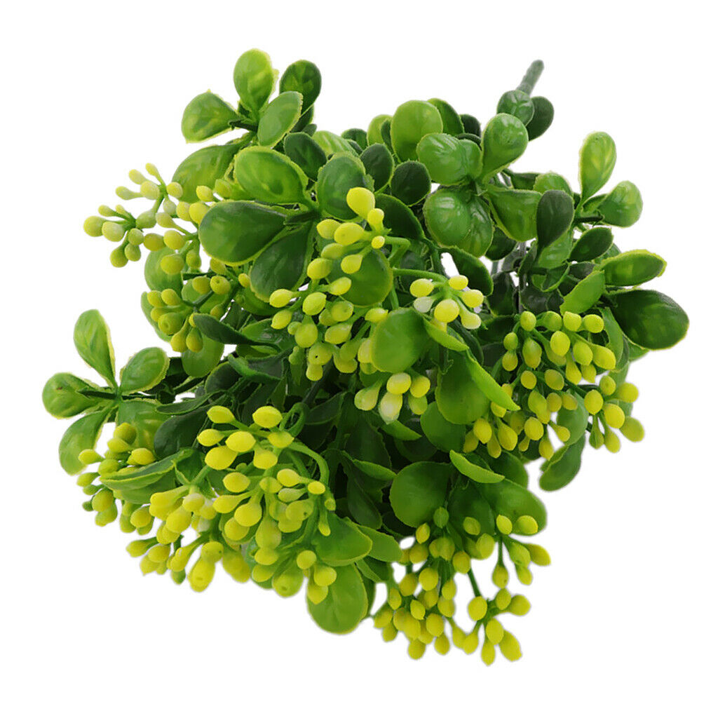 Artificial Milan Fruit Bouquet Home Office Vase Flower Decoration Yellow