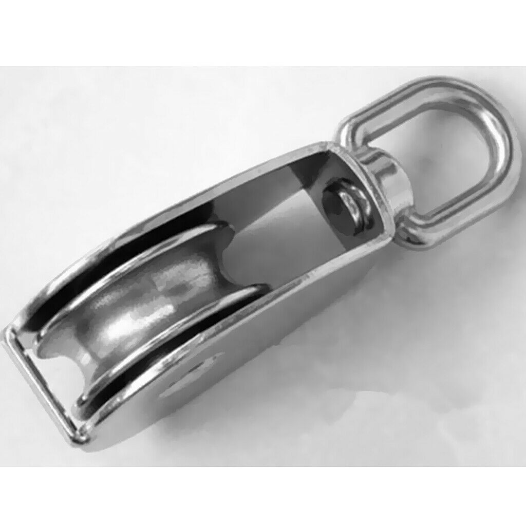 Cable Pulley, Pulleys for lifting, M15 Single Pulley Block in 304 Stainless.