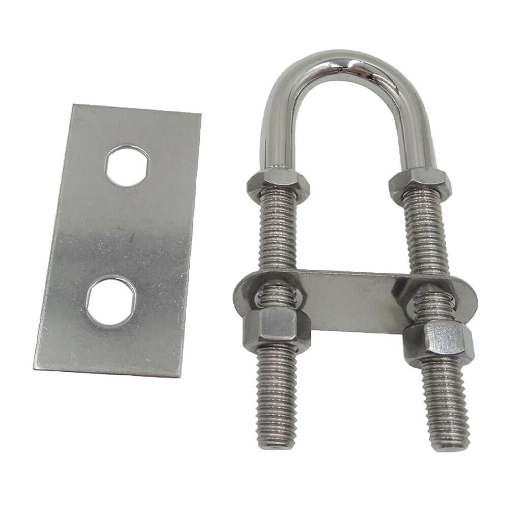 Stainless Boat Marine U Bolts Round Bend Long Tangent U-bolt with Plate Nut