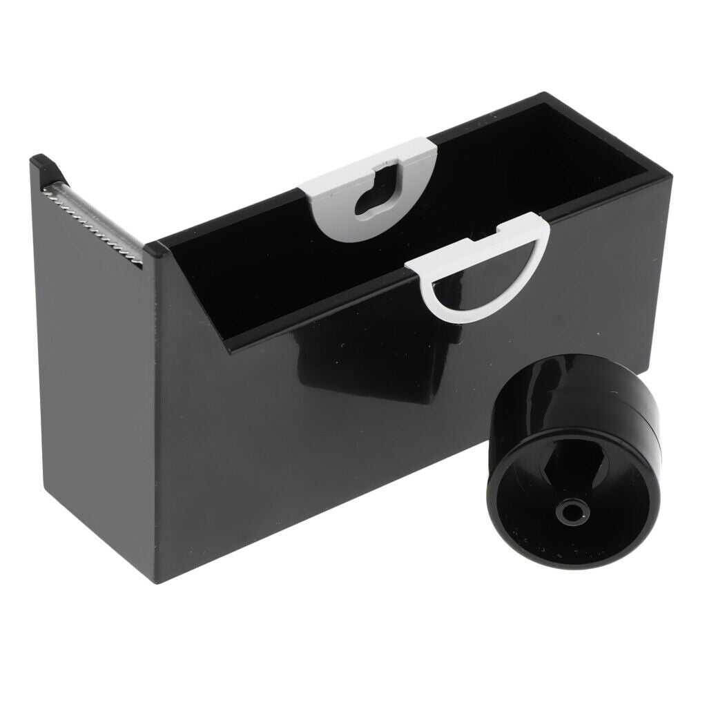 Professional Tabletop Tape Dispenser Cutter for Eyelash Extension Work Black