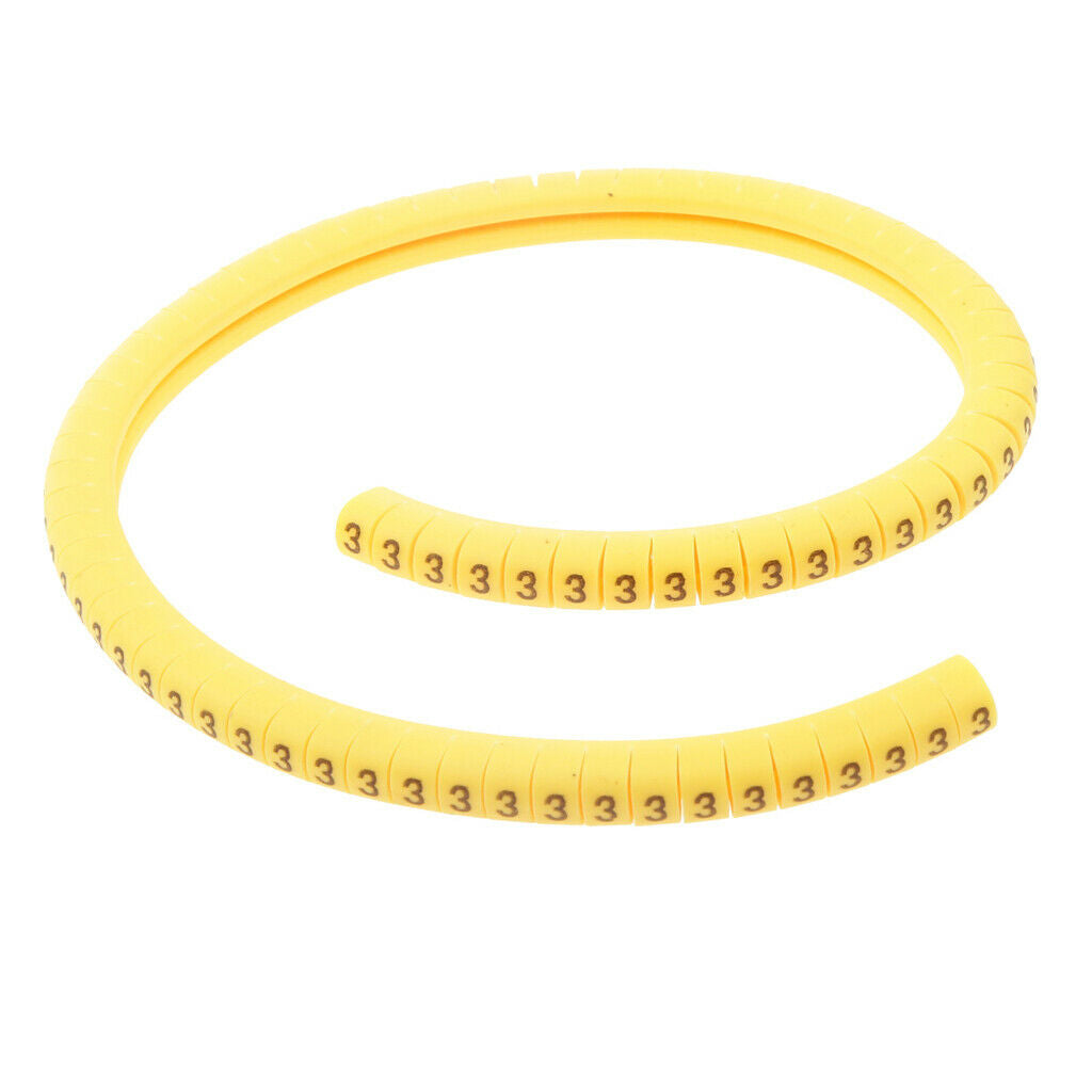 Accessories - Cable Management - Cable Marker Cable Sleeves Number 3 Pack of 100