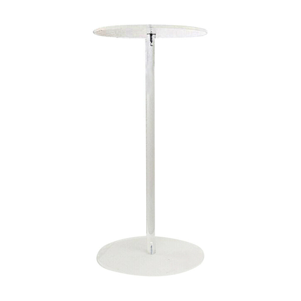 Freestanding Acrylic White Hat Stand/ Hat Rack / Wig Holder Storage Display