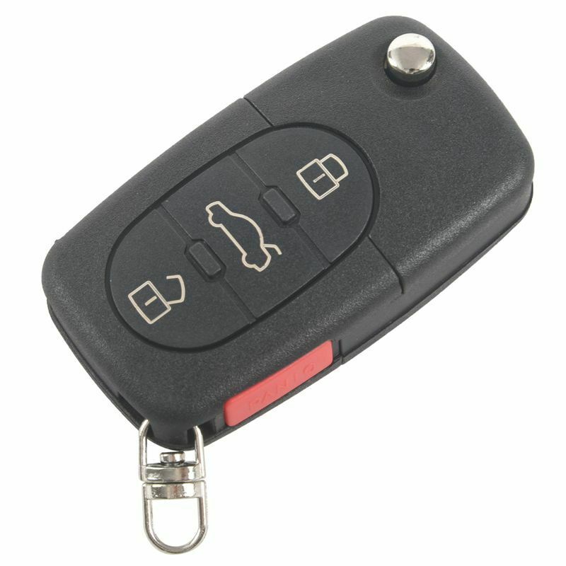Key Casing Key Housing Replacement Housing for Audi A4 / A6 / A8 Black Z7J5J5