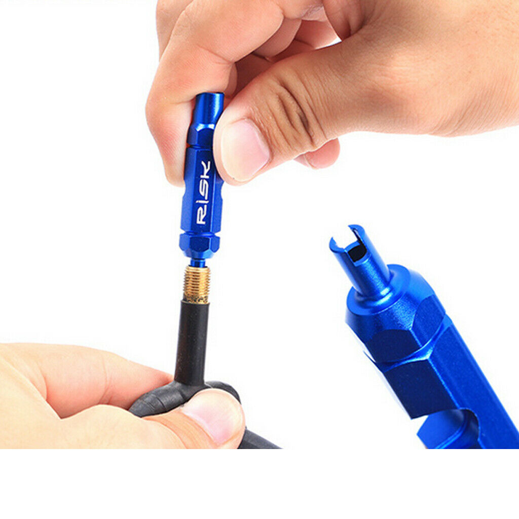 Alloy Cycle Valve Core Remover Presta Cycling Tire Tool Tyre Wrench French Valve