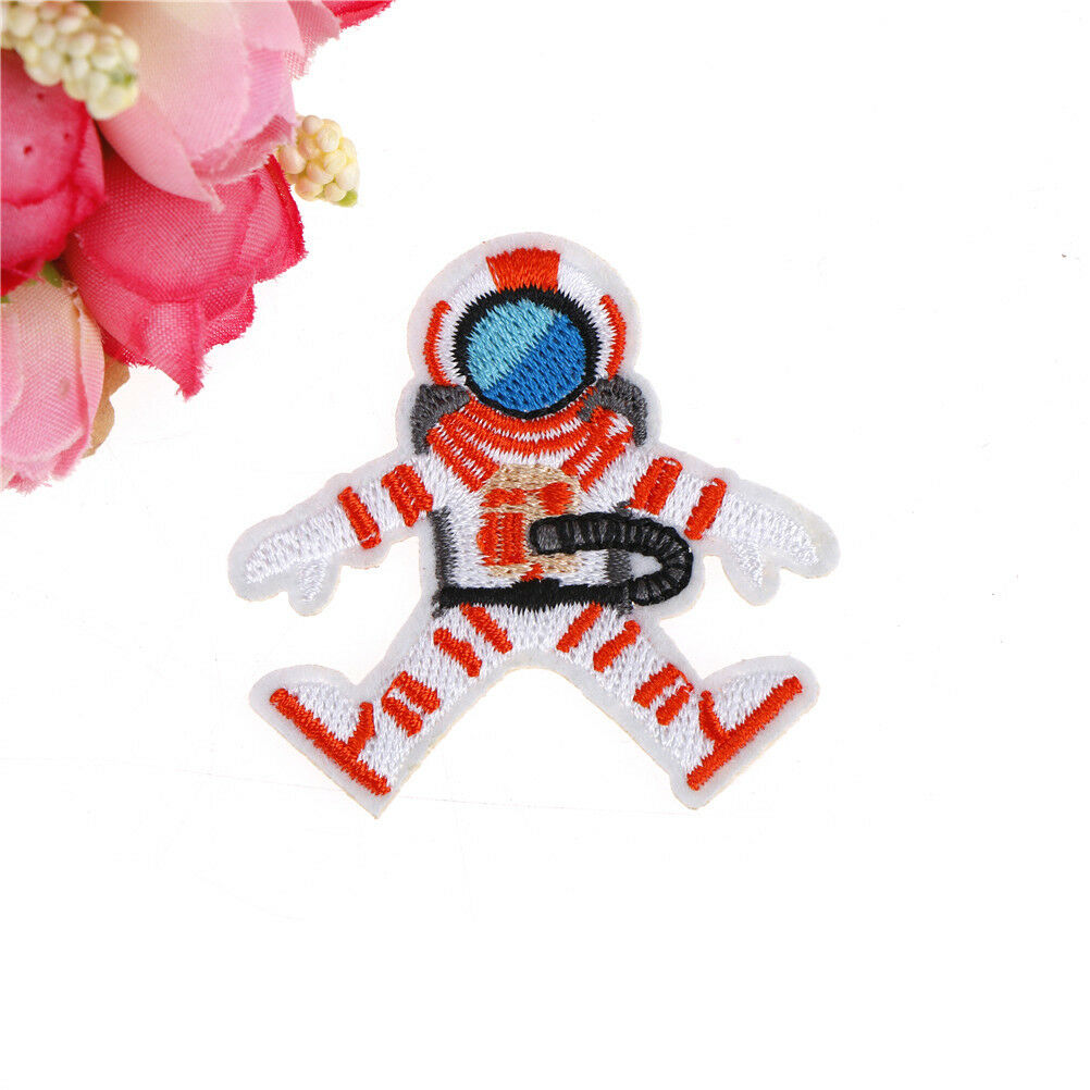Astronaut Fabric Patch Embroidered iron on Patches For Clothing DI.l8