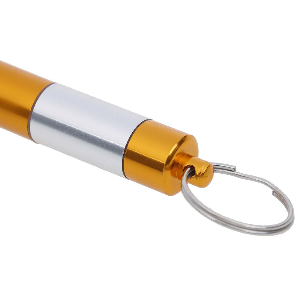 Outdoor Aluminum Pill Case Keychain Pocket Pill Holder Container Medicine.l8