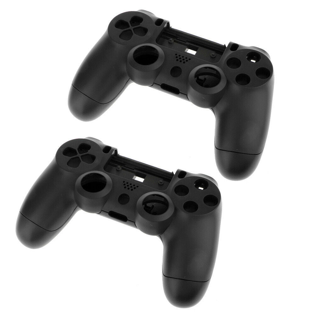2x Cover Skin Protector Shell Front Back Housing for Sony PS4 Pro Black
