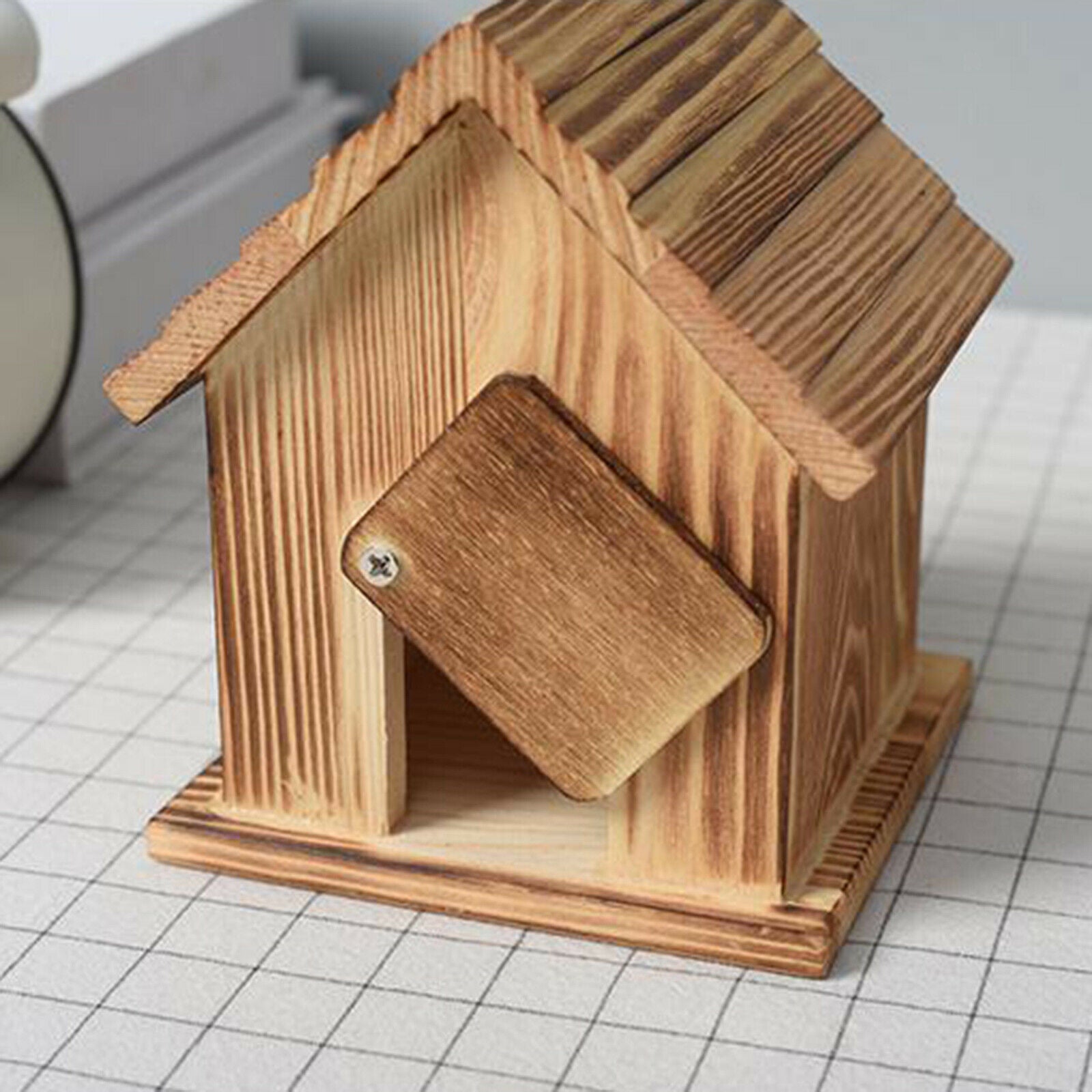 Pet Wood Parakeet Budgie Cockatiel Breeding Nesting Wooden Bird Cage Box