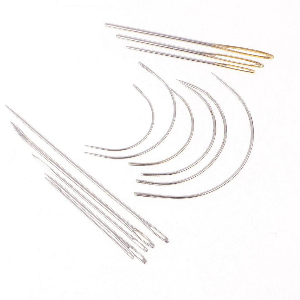Pack of 14 Hand Repair Upholstery Sewing  Carpet Leather Curved Canvas