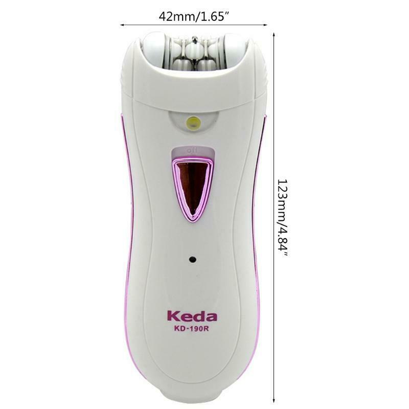 Painless Women Epilator Rechargeable Wet/Dry Use for Women Home Travel