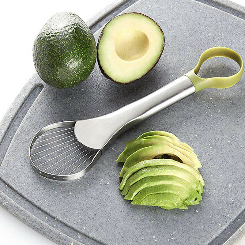 Stainless Steel Avocado nuclear slicer 2-in1 Vegetable Fruit Grater Kitch.l8