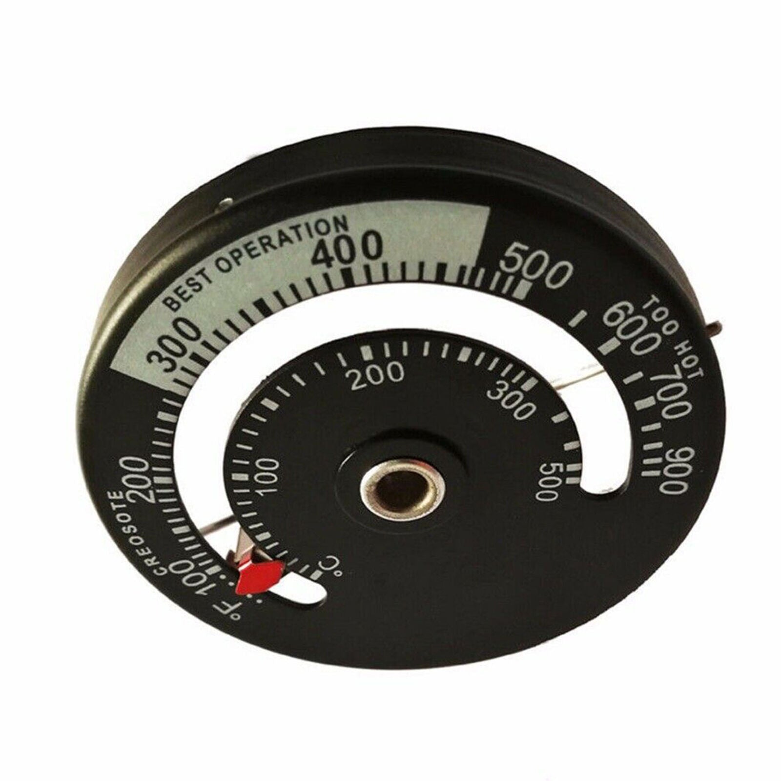 Fast Read Magnetic Wood Stove Pipe Fireplace Heat Temperature Gauge Thermometer