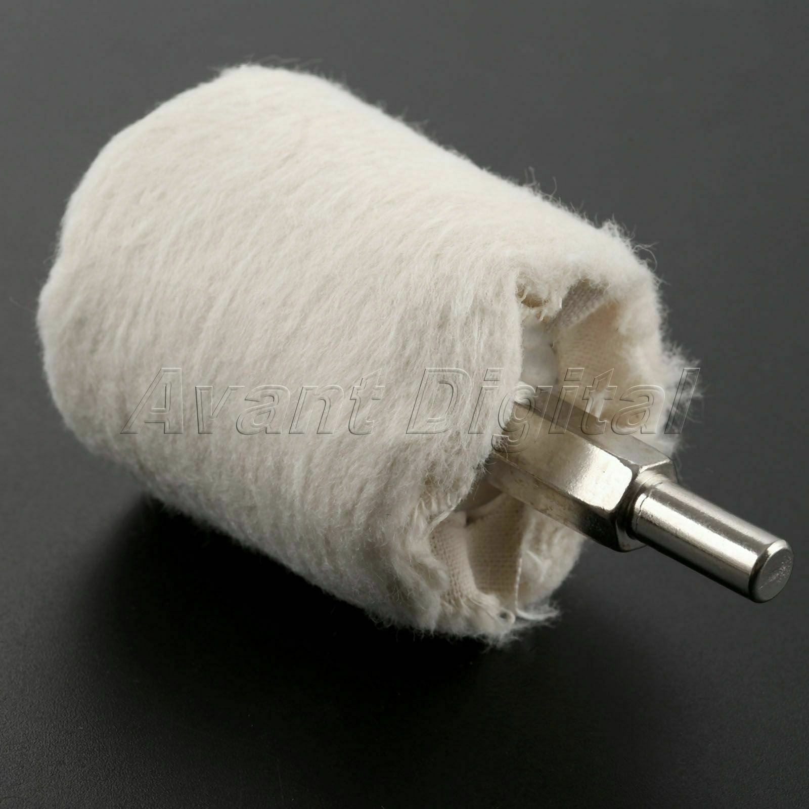 Cotton Cylindrical Polishing Cleaning Wheels Pad Brush Abrasive Rotary Tool 40mm