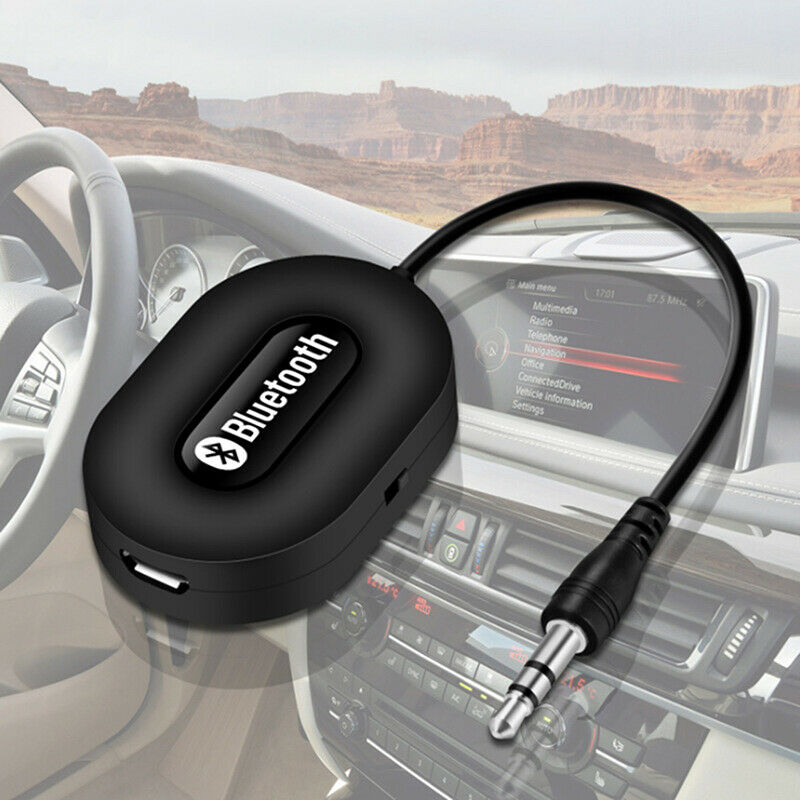 Mini 3.5mm Car A2DP Wireless Bluetooth Car Kit AUX Audio Music Receiver AdapBDA