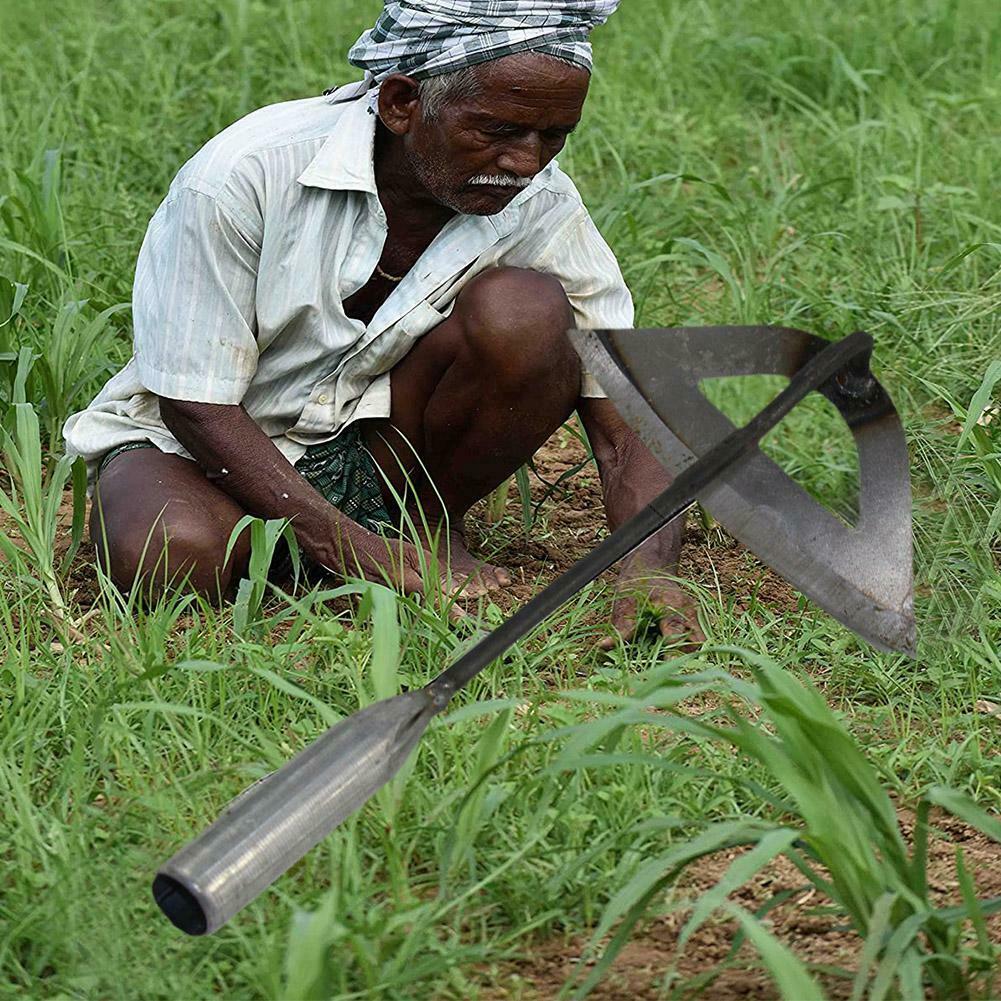 All-steel Hardened Hollow Hoe Handheld Weedings Rakes Planting Vegetables Farms