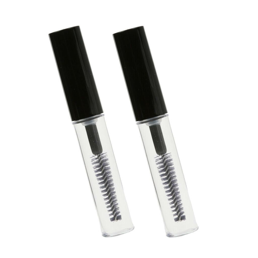 2 Pack 4ml Empty Plastic Eyelash Mascara Castor Oil Bottle Liquid Tube Vial