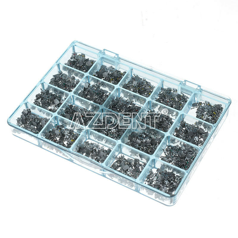 3 Boxes Orthodontic Dental Bracket Braces Monoblock Mini Roth 0.018 Hooks 3 4 5