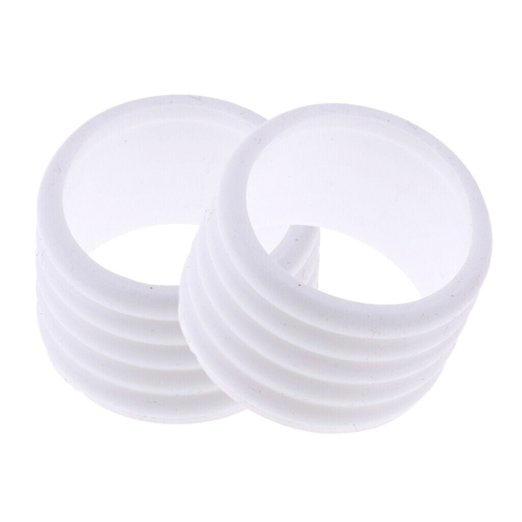 4 Pieces Badminton Squash Tennis Racket Silicone Handle Grip Fix  Protector