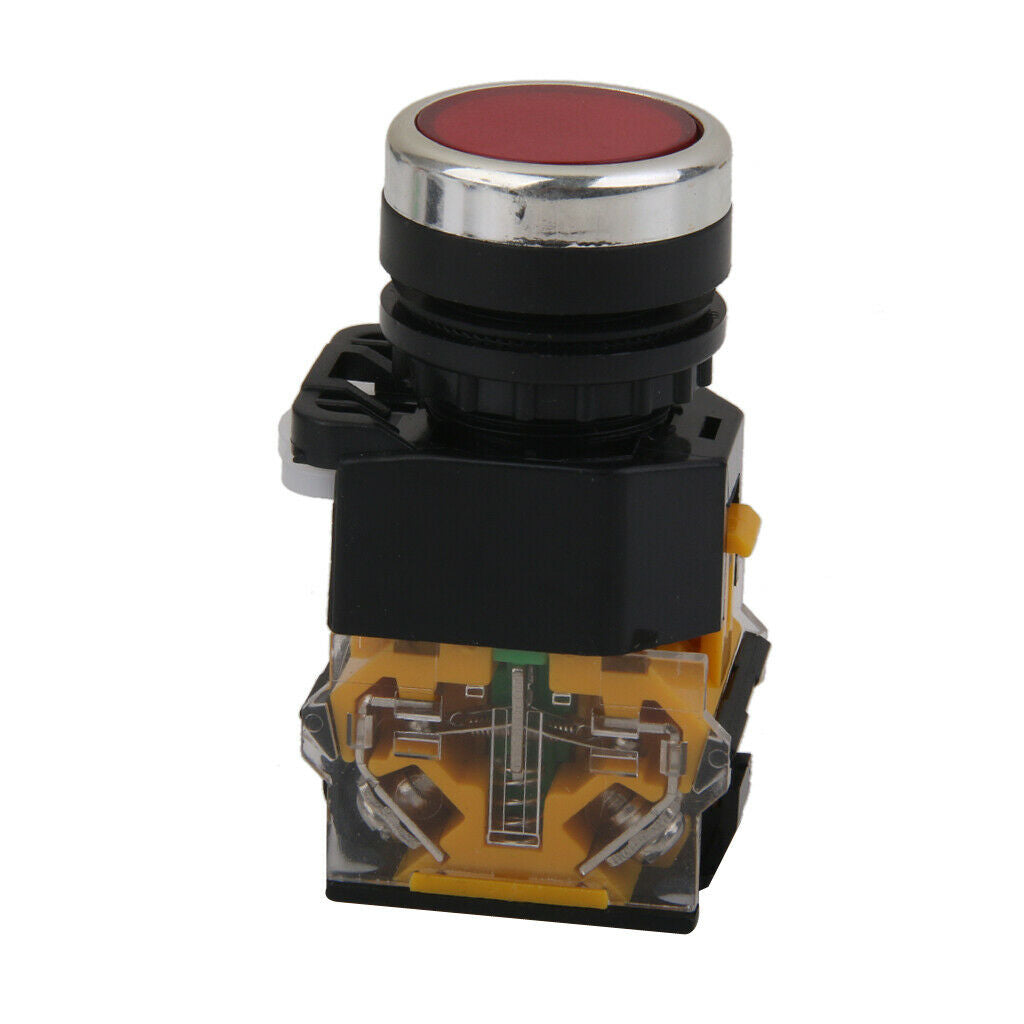 DC / AC 660V 10A Red Sign Push Button Momentary Push Button