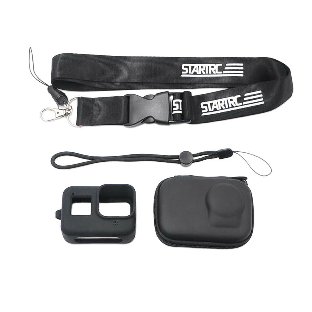 2 Sets of Waterproof PU Case & Silicone Cover & Camera Kits with Lanyard for 8