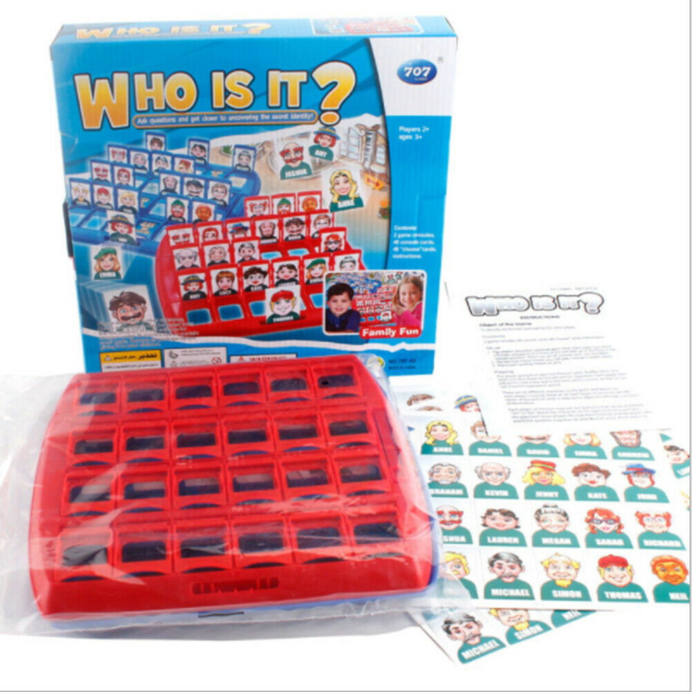 Family Guessing Games Who Is It Classic Board Game Toys Memory Training HF Tt