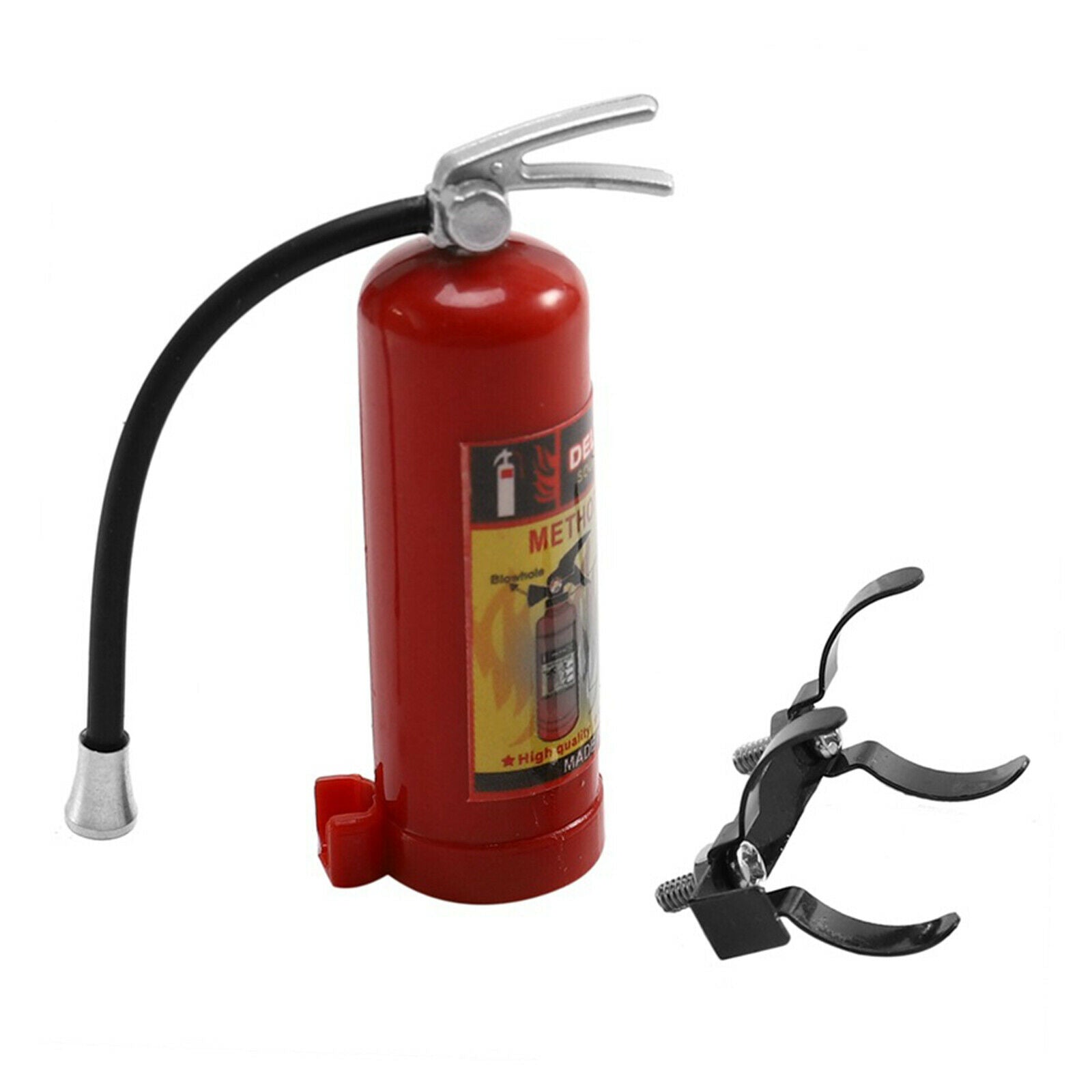 Wooden Box Oil Drum Fire Extinguisher for 1:10 RC Crawler Car TRX4 SCX10 D90