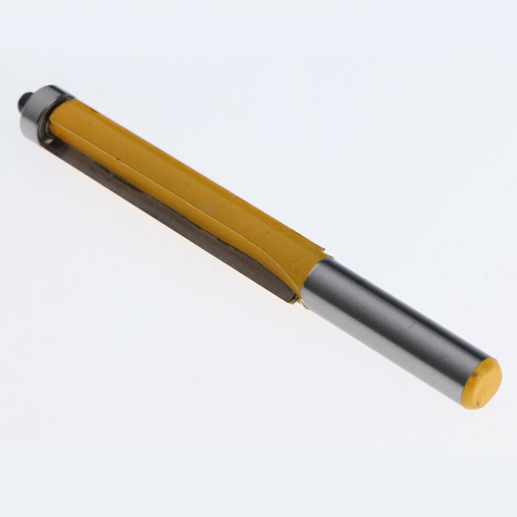 Long straight 8mm Woodworking Milling Cutter with handle, Alloy Router Bit