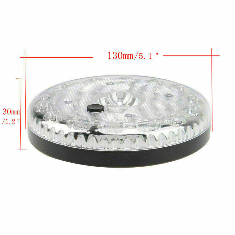 DC12V 24LED Round Car Vehicle Interior Dome Light Indoor Roof Ceiling Lamp White