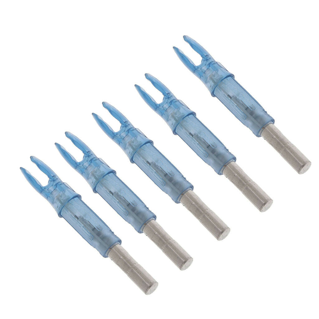 luminous illuminated nocktail arrow nock hunting suitable for 6.2mm