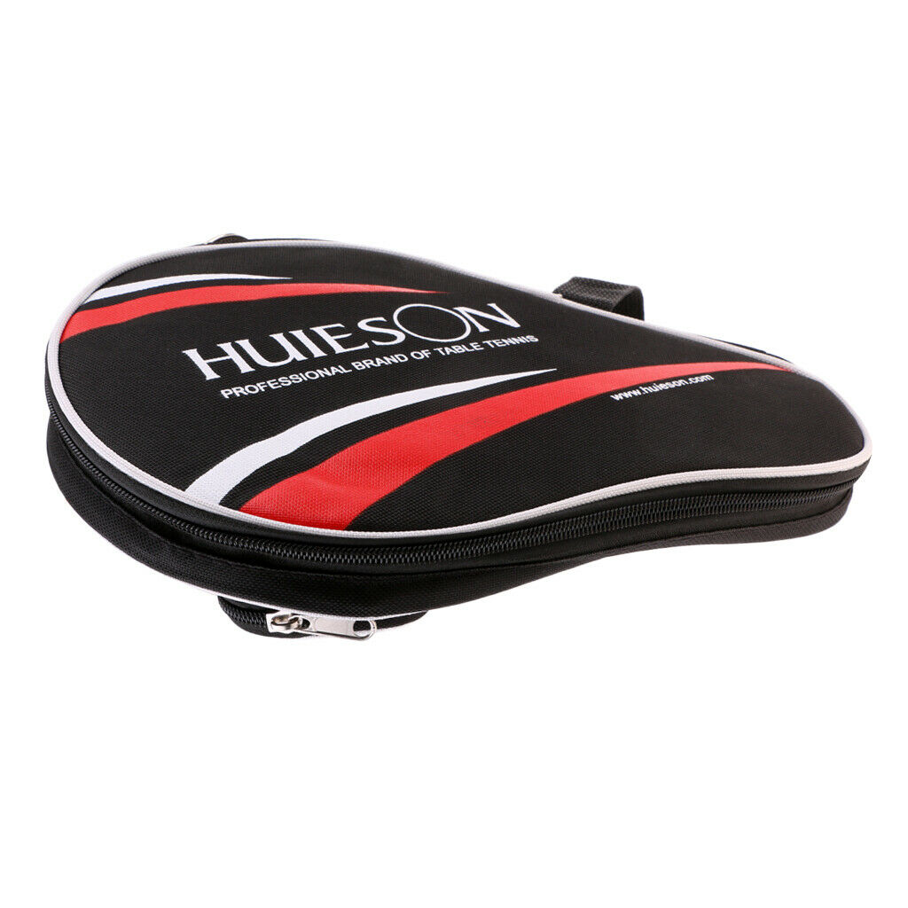 2 Pieces Lightweight  Pong Racket Paddle Bag Storage Bag For Double Bat