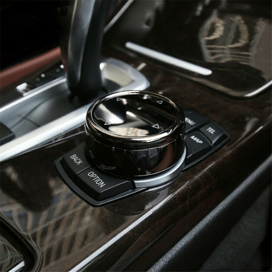 Multimedia Knob Cover Idrive Button For BMW E46 E39 E60 E90 F30 E36 F10 X5 E53