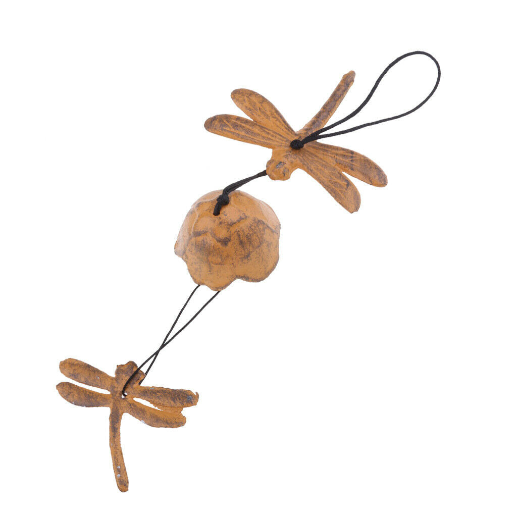 Wind chimes Rustic Decorative Dragonfly Outdoor Wind Bell Hanging Ornamentation