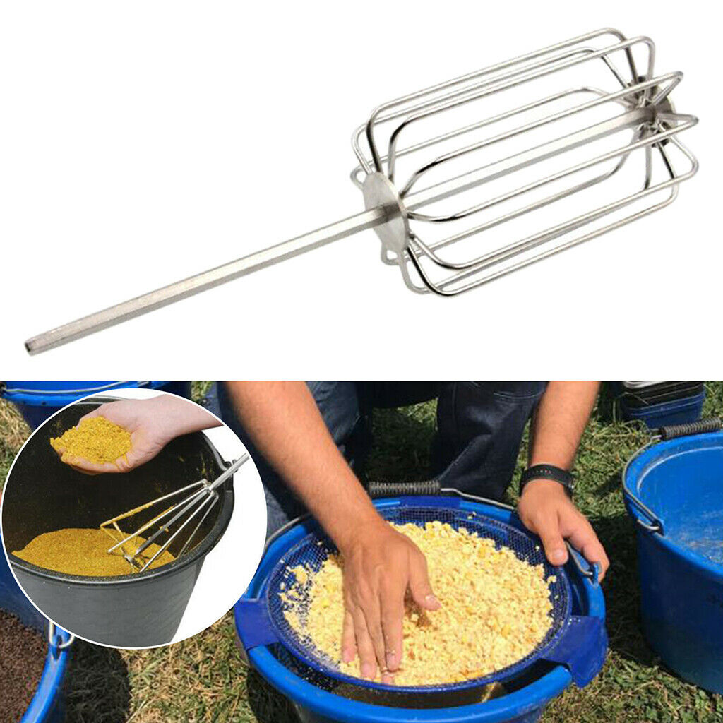 Sturdy Groundbait Mixer Carp Fishing Tackles Groundbait Whisk Tool Accessory