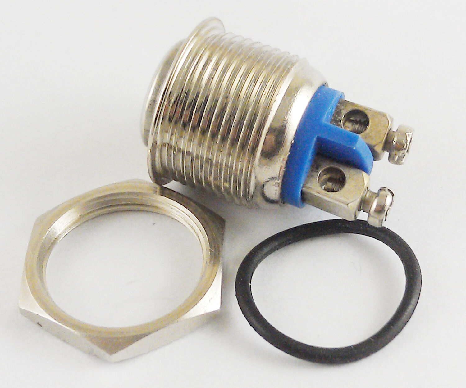 4pcs 16mm QN16-A3 Metal High Flush Flat Push Button Momentary Waterproof Switch